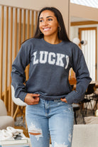 Your Lucky Crew Neck Sweater Ave Shops