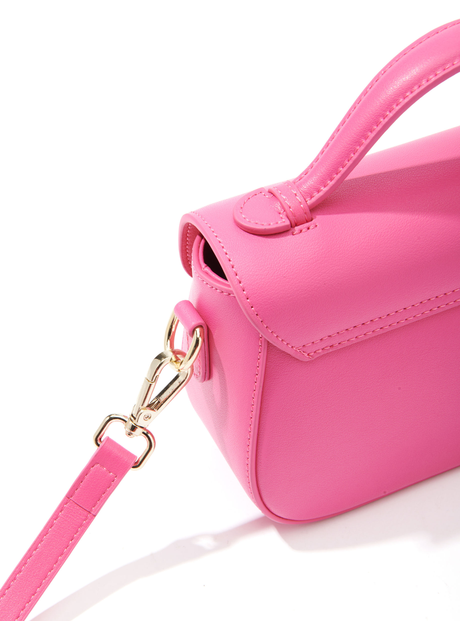 Makoto Leather Bag, Pink Bob Oré