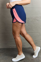 Ninexis Put In Work High Waistband Contrast Detail Active Shorts Trendsi