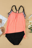 Scoop Neck Top and Brief Swim Set Trendsi