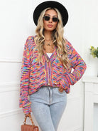 Button Up Dropped Shoulder Cardigan Trendsi