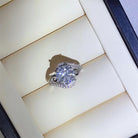 3 Carat Moissanite 925 Sterling Silver Ring Trendsi