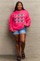 Simply Love Full Size Graphic Round Neck Sweatshirt Trendsi