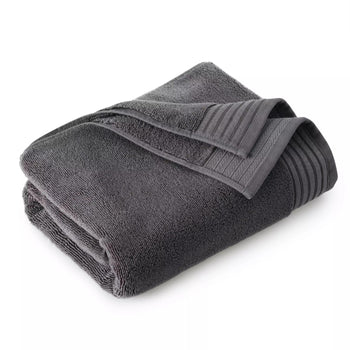 Egyptian Cotton Bath Towel Set of 6 - Dark Grey beddingbag.com