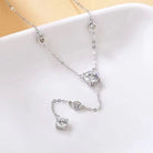 1.5 Carat Moissanite 925 Sterling Silver Necklace Trendsi