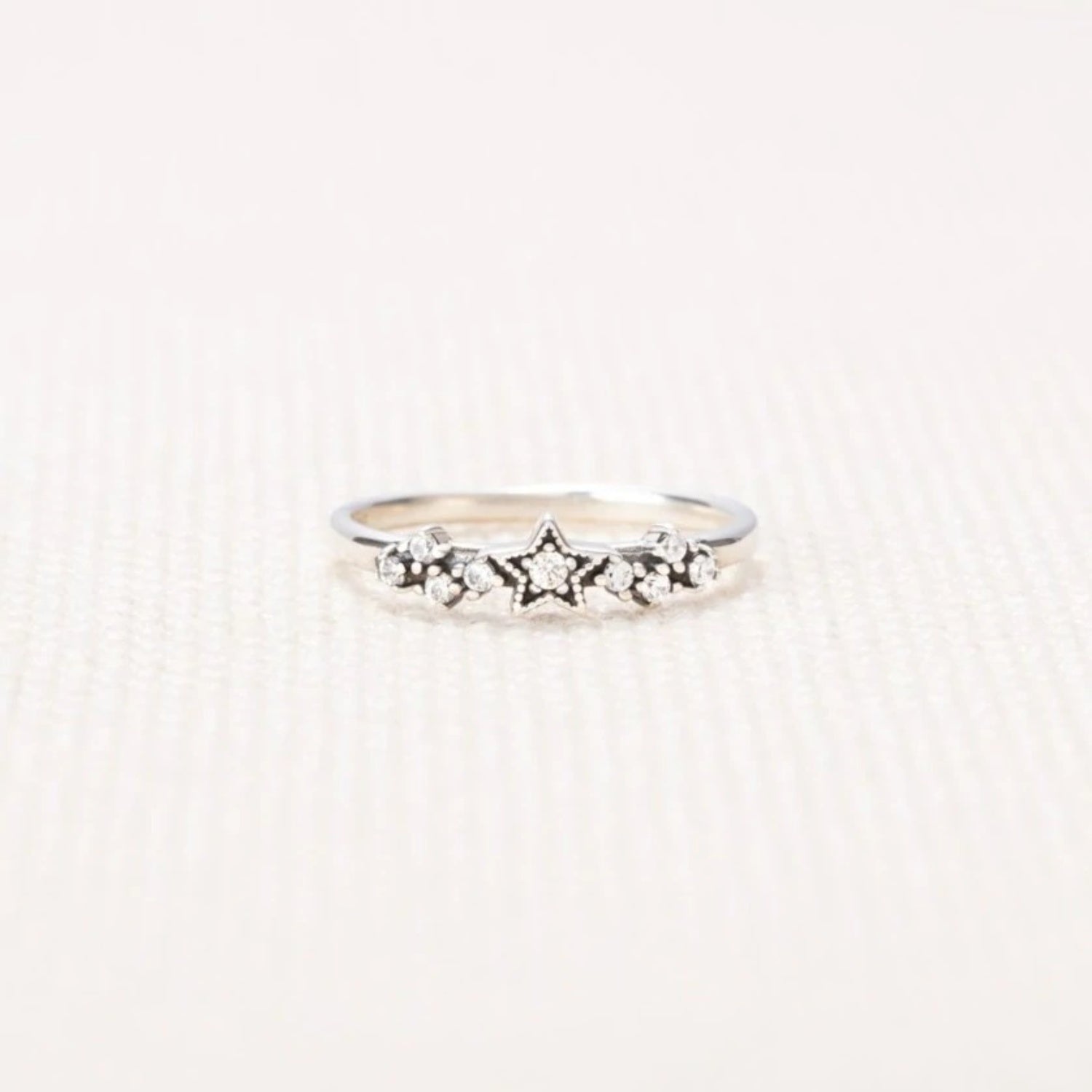 925 Sterling Silver Star Ring Trendsi