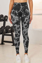 Tie-Dye High Waist Active Leggings Trendsi