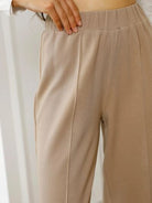 High Waist Straight Pants Trendsi