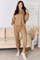 RISEN High Rise Relaxed Joggers Trendsi