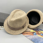 Short Brim Jute Cloth Hat Trendsi