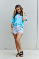 Sweet Claire "More Beach Days" Oversized Graphic T-Shirt Sweet Claire