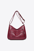 PU Leather Adjustable Strap Shoulder Bag Trendsi