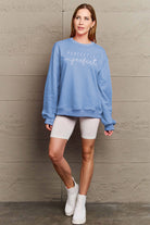 Simply Love Full Size Graphic Round Neck Sweatshirt Trendsi