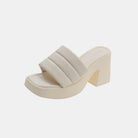 Open Toe Block Heel Sandals Trendsi