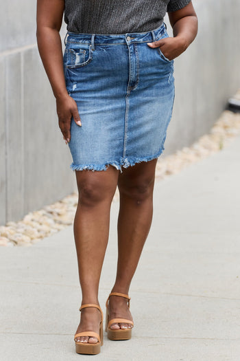 RISEN Amelia Denim Mini Skirt RISEN