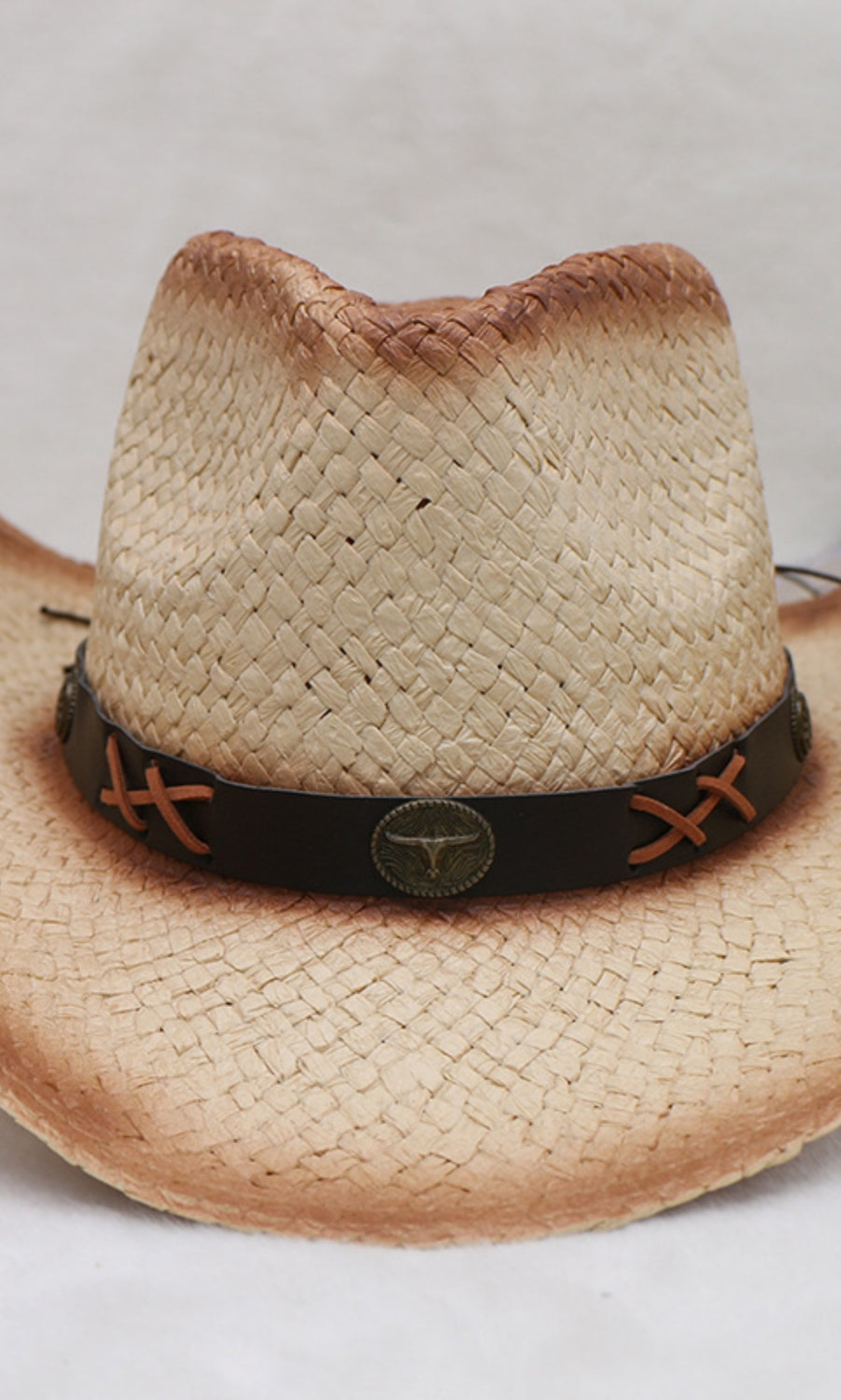 Papyrus Wide Brim Cowboy Hat Trendsi