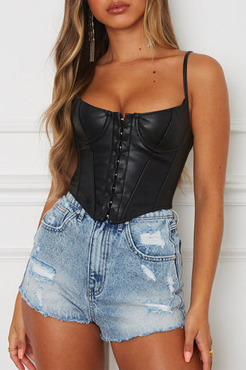 Scoop Neck Spaghetti Strap Cami Trendsi