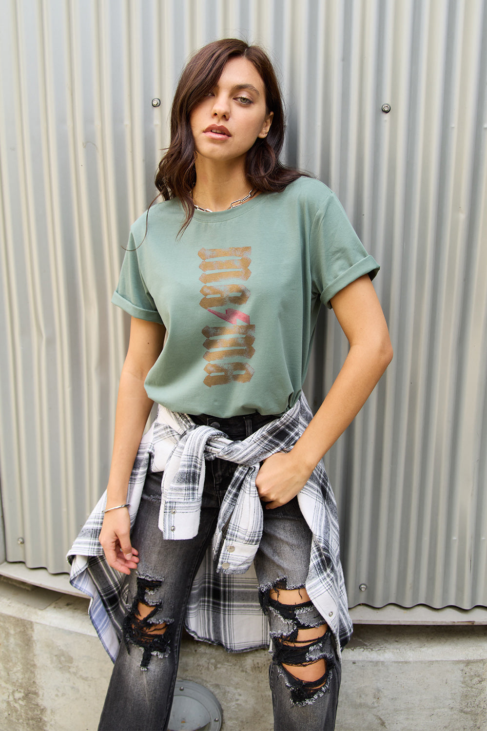 Simply Love Full Size MAMA Short Sleeve T-Shirt Trendsi