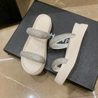 PU Leather Open Toe Platform Sandals Trendsi