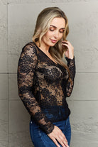 Ninexis Be Kind Off The Shoulder Lace Top Trendsi