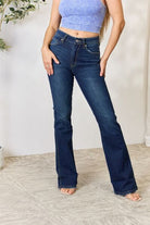 Kancan Full Size Slim Bootcut Jeans Trendsi