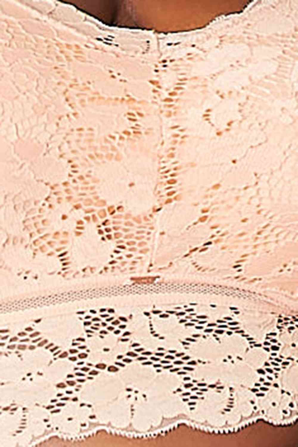 JadyK Juliette Full Size Crisscross Lace Bralette Trendsi