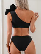 Single Shoulder Three-Piece Swim Set Trendsi