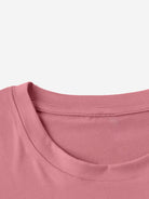 MAMA Round Neck Short Sleeve T-Shirt Trendsi