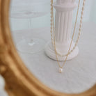 Double-Layered Freshwater Pearl Necklace Trendsi