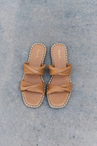 Qupid Summertime Fine Double Strap Twist Sandals Qupid