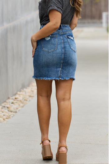 RISEN Amelia Denim Mini Skirt RISEN