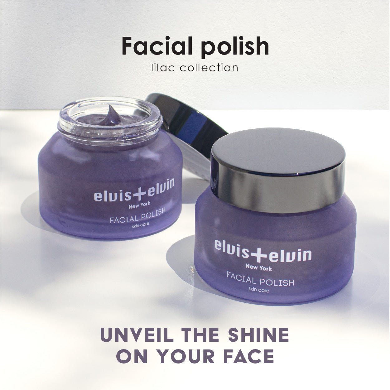 elvis+elvin Lilac Facial Polish 50ml elvis+elvin