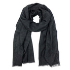 Black Handloom  Cashmere Scarf The Groovalution