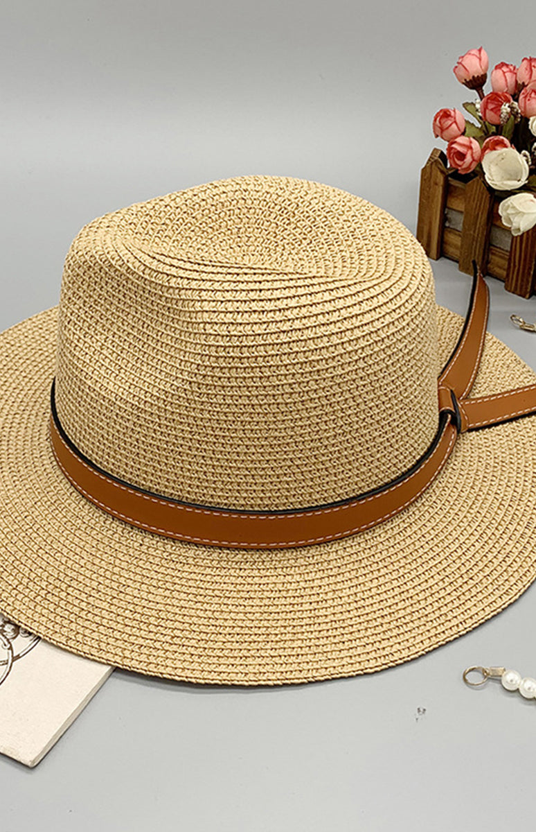 Wide Brim Paper Braided Hat Trendsi