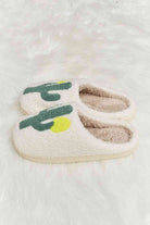 Melody Cactus Plush Slide Slippers Trendsi