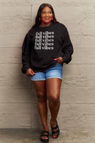 Simply Love Full Size FALL VIBES Graphic Sweatshirt Trendsi