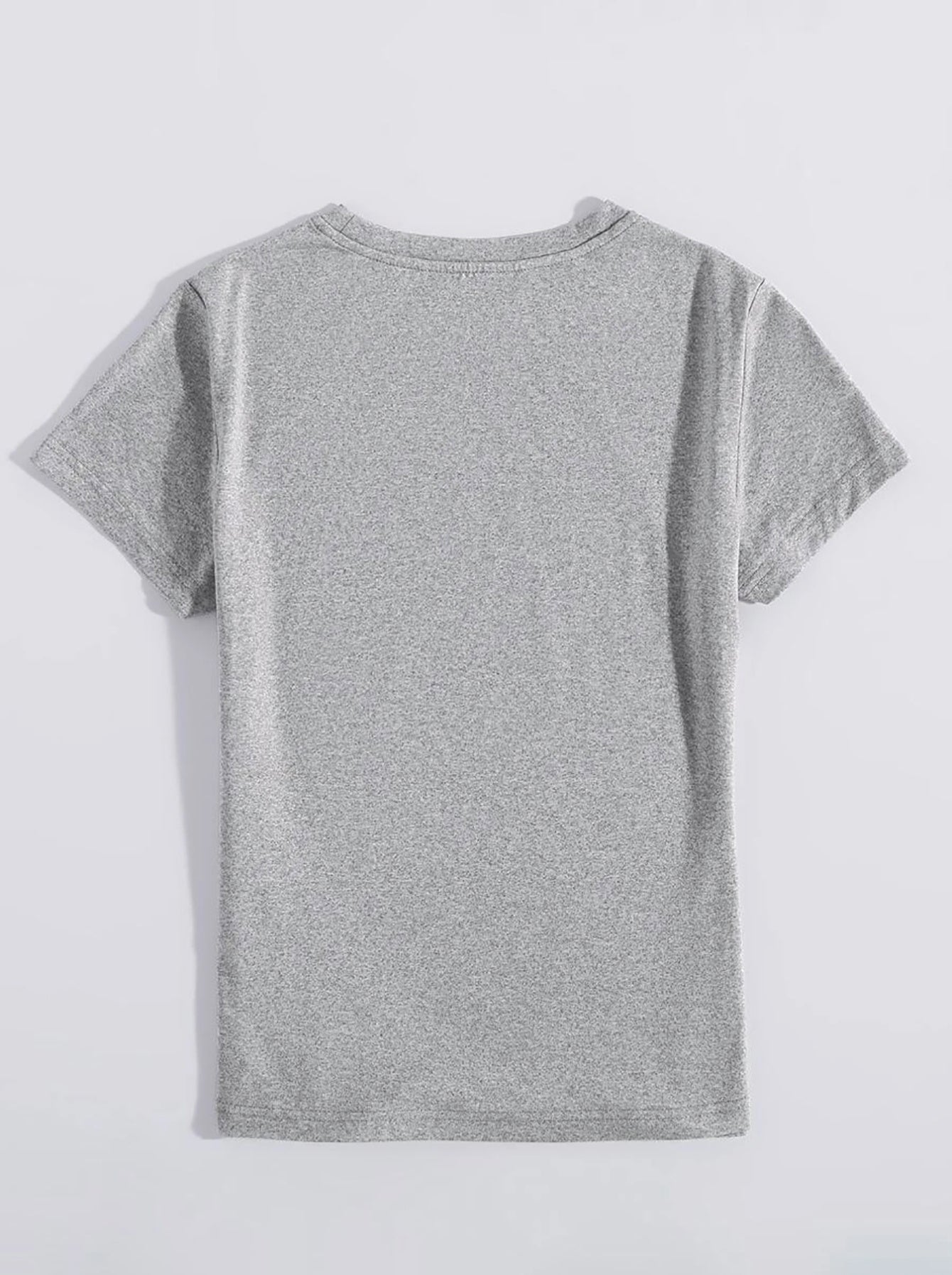 MAMA Round Neck Short Sleeve T-Shirt Trendsi