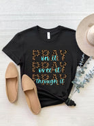 Letter Graphic Round Neck Short Sleeve T-Shirt Trendsi