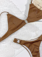 Plunge Spaghetti Strap Swim Set Trendsi