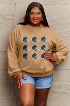 Simply Love Full Size Graphic Round Neck Sweatshirt Trendsi