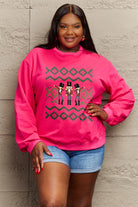 Simply Love Full Size Nutcracker Graphic Long Sleeve Sweatshirt Trendsi