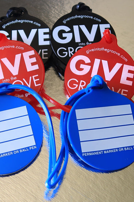 Give Into The Groove Luggage Tag The Groovalution