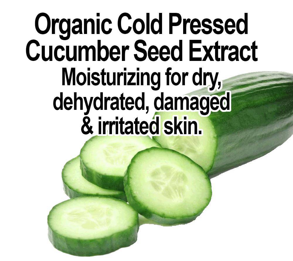 Organic Cucumber Makeup Remover - Remove Makeup with No Oily Residue Glimmer Goddess® Organic Skin Care