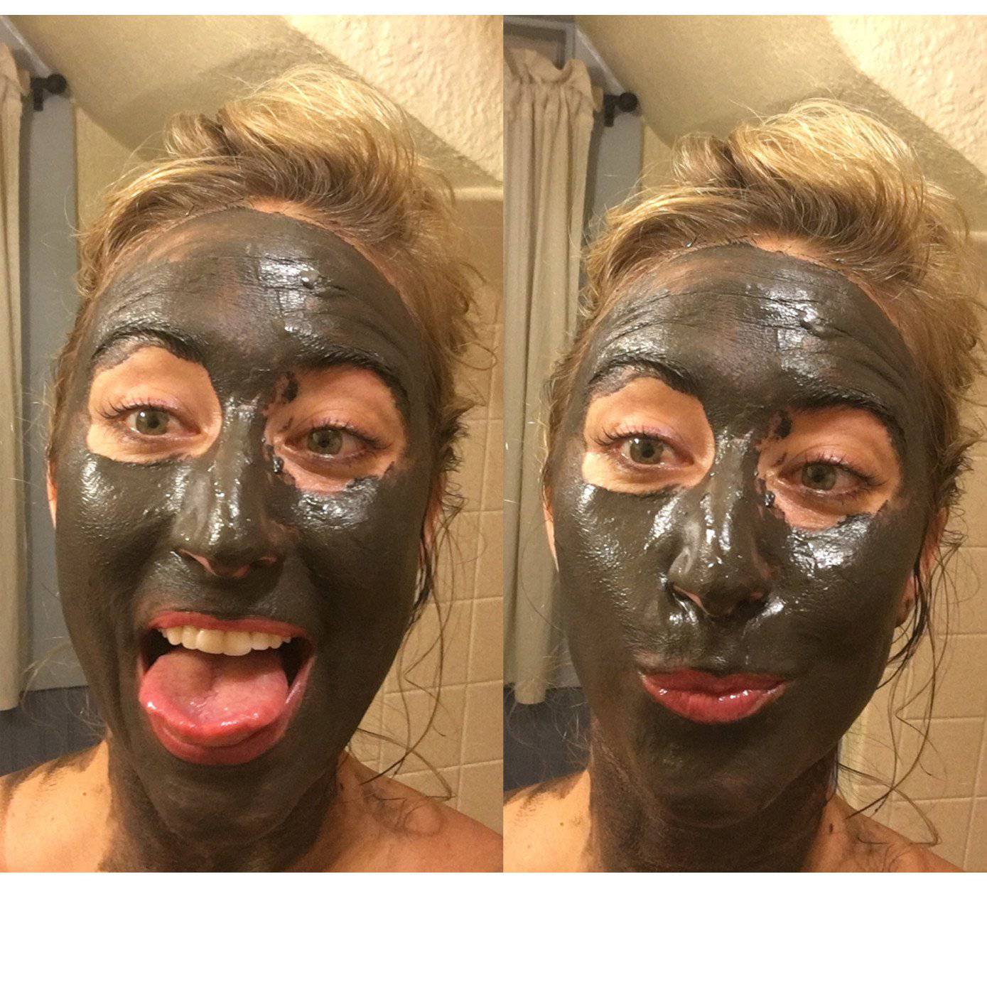 Organic Dead Sea Mud Mask With Bentonite Clay - Exfoliate & Rejuvenate Glimmer Goddess® Organic Skin Care
