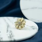 Enamel Shamrock Clover Floral Daisy School Bag Brooch Single Brooch Pin The Colourful Aura