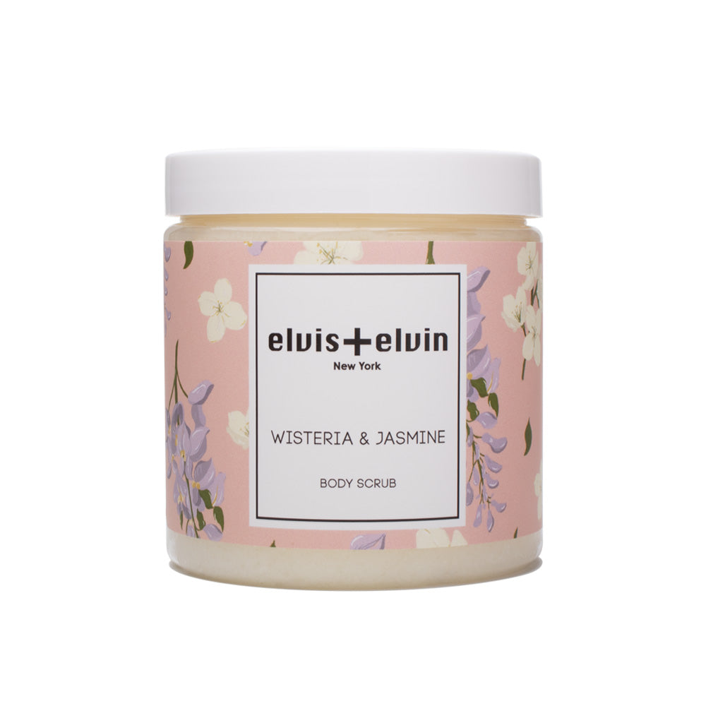 Body Scrub - wristeria & jasmine elvis+elvin